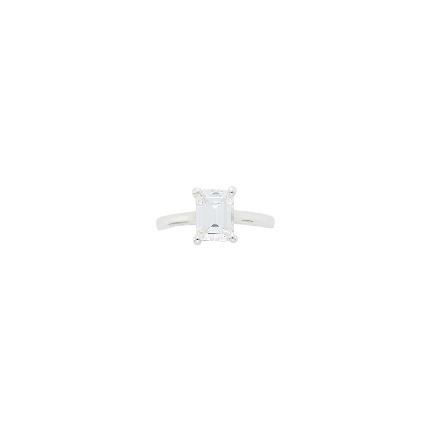 Lot 88 - Silver and Diamond Ring