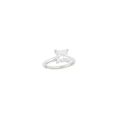 Lot 55 - Silver and Diamond Ring