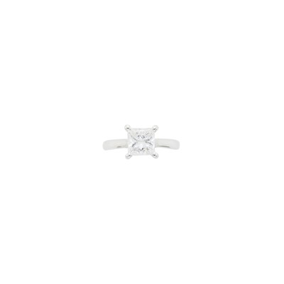 Lot 64 - Silver and Diamond Ring