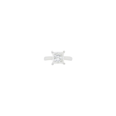 Lot 84 - Silver and Diamond Ring
