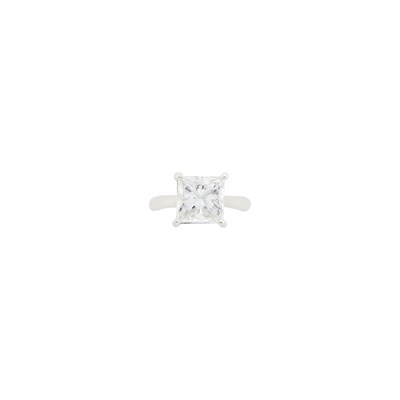 Lot 1055 - Silver and Diamond Ring