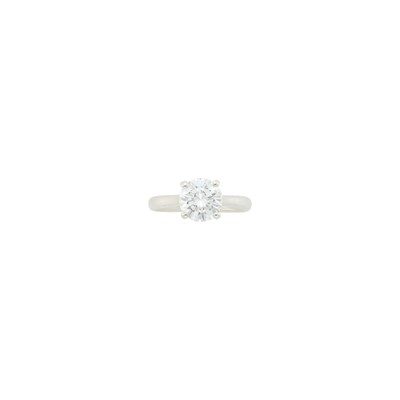 Lot 82 - Silver and Diamond Ring