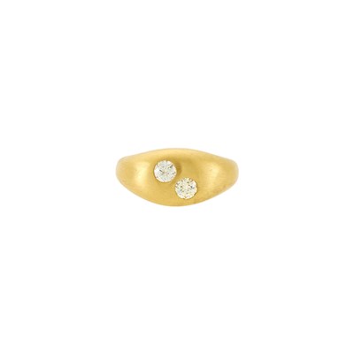 Lot 2024 - Cartier Gold and Diamond Gypsy Ring
