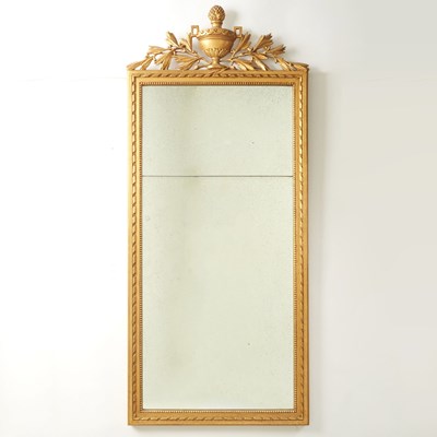 Lot 572 - Louis XVI Style Giltwood Mirror