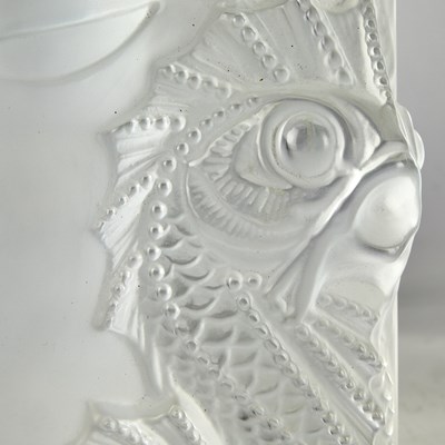 Lot 336 - Lalique Molded Glass Masque de Femme Plaque