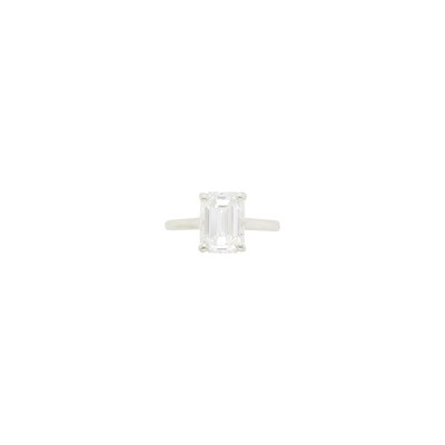 Lot 1145 - Silver and Diamond Ring