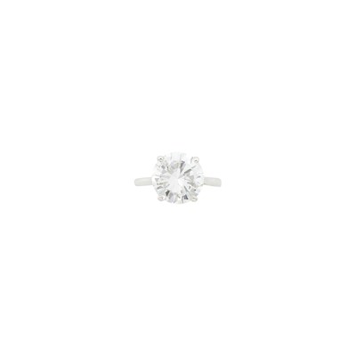 Lot 1154 - Silver and Diamond Ring