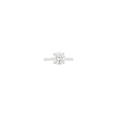 Lot 1148 - Silver and Diamond Ring