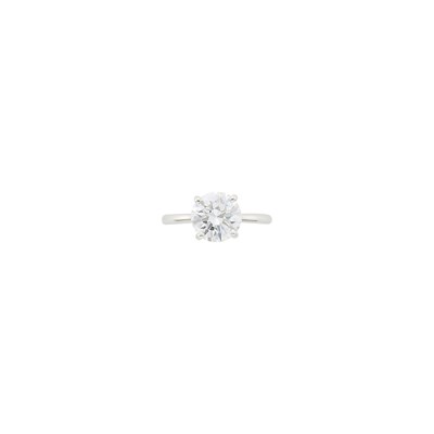 Lot 1130 - Silver and Diamond Ring