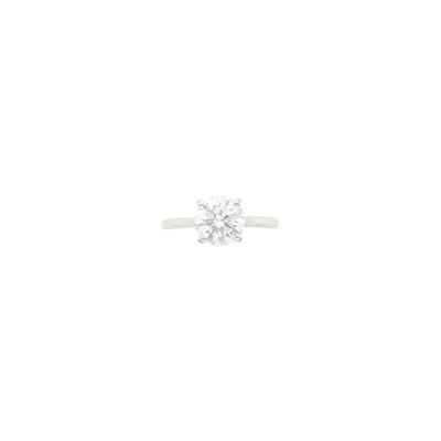 Lot 1121 - Silver and Diamond Ring