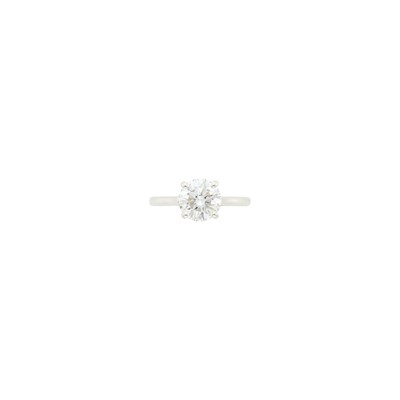 Lot 43 - Silver and Diamond Ring