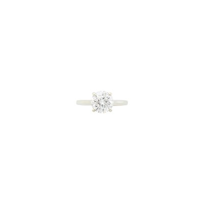 Lot 37 - Silver and Diamond Ring