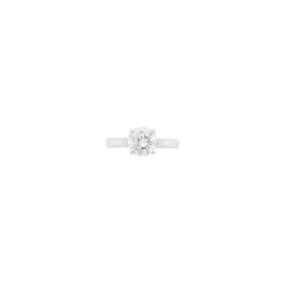 Lot 1040 - Silver and Diamond Ring