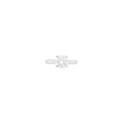 Lot 58 - Silver and Diamond Ring