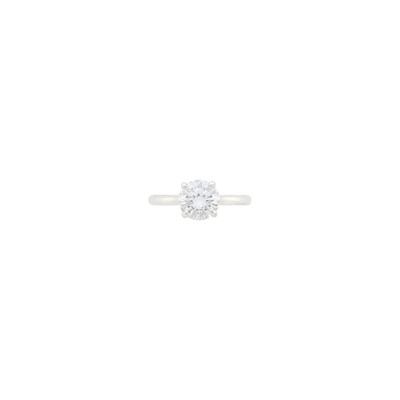 Lot 37 - Silver and Diamond Ring