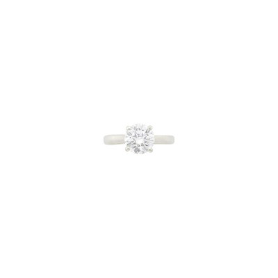 Lot 135 - Silver and Diamond Ring