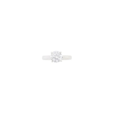 Lot 1172 - Silver and Diamond Ring