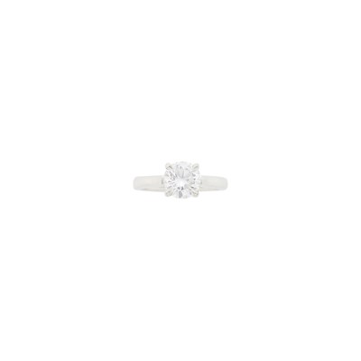 Lot 1171 - Silver and Diamond Ring