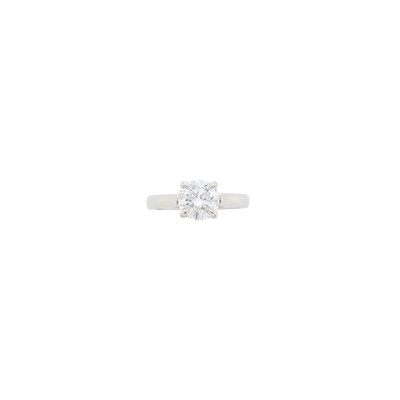 Lot 46 - Silver and Diamond Ring