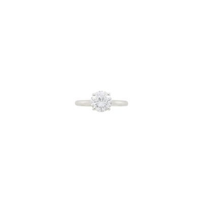 Lot 154 - Silver and Diamond Ring