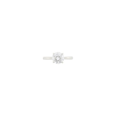 Lot 150 - Silver and Diamond Ring