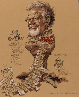 Lot 440 - The "MAD book" from 1989, filled with unpublished tributes to Jaffee by "The Usual Gang of Idiots"