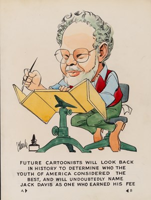 Lot 440 - The "MAD book" from 1989, filled with unpublished tributes to Jaffee by "The Usual Gang of Idiots"