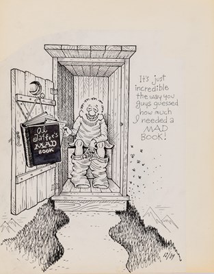 Lot 440 - The "MAD book" from 1989, filled with unpublished tributes to Jaffee by "The Usual Gang of Idiots"