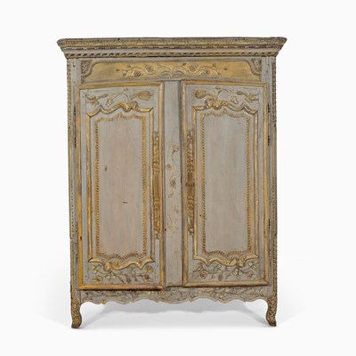 Lot 169 - Louis XV/XVI Transitional Painted Cupboard