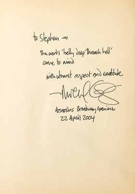 Lot 572 - One book signed by Stephen Sondheim, and group of volumes inscribed to him