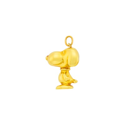 Lot 14 - Cartier Gold Snoopy Pendant