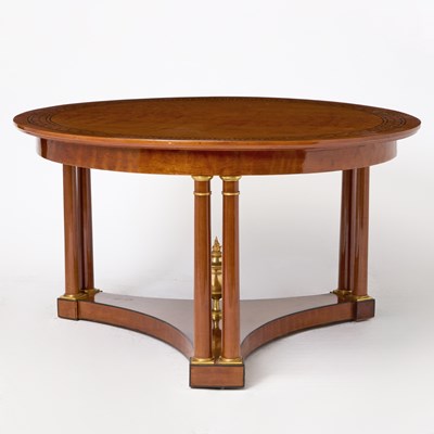 Lot 226 - Empire Style Inlaid Mahogany Center Table