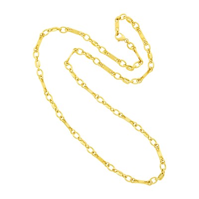 Lot 18 - Verdura Long Gold Link Necklace