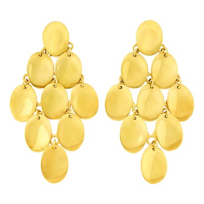 Lot 1096 - Ippolita Pair of Gold Pendant-Earclips