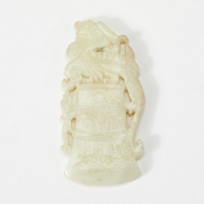 Lot 532 - A Chinese Jade Pendant