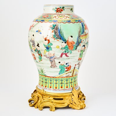 Lot 201 - A Chinese Enameled Porcelain Jar