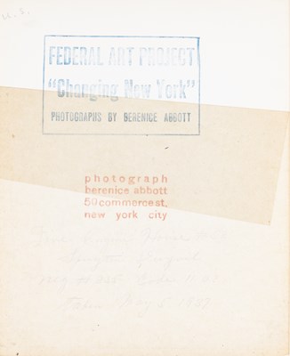 Lot 149 - Four prints from Abbott's Changing New York