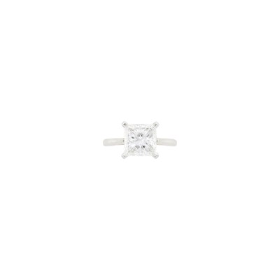 Lot 1190 - Silver and Diamond Ring