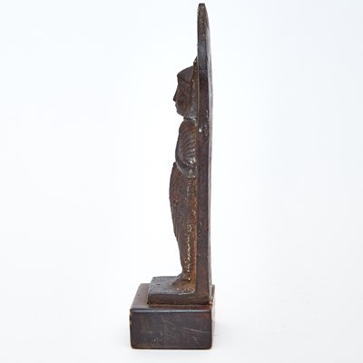 Lot 88 - Japanese or Korean Cast Iron Votive Figure of Buddha