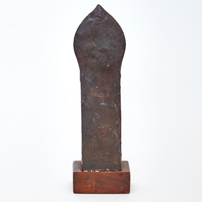 Lot 88 - Japanese or Korean Cast Iron Votive Figure of Buddha