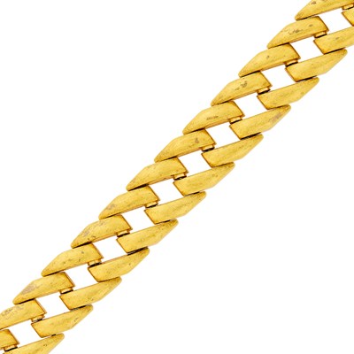 Lot 1093 - Gold Link Bracelet