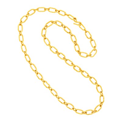 Lot 61 - Jean Mahie Gold Chain Necklace, France