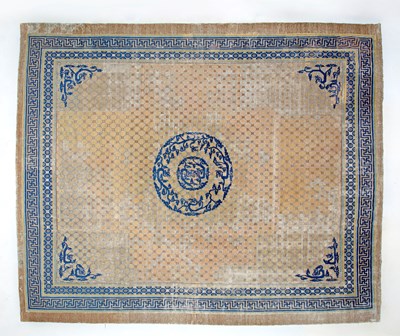 Lot 595a - A Chinese Ningxia Carpet
