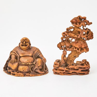 Lot 150 - Two Chinese Bamboo Carvings