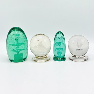 Lot 232 - Group of Four Glass Paperweights