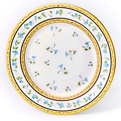 Lot 220 - Limoges Ceralene Porcelain "Morning Glory Spray" Partial Dinner Service