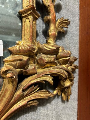 Lot 80 - Pair of Rococo Style Gilt-Wood Mirrors