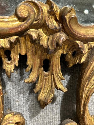 Lot 80 - Pair of Rococo Style Gilt-Wood Mirrors