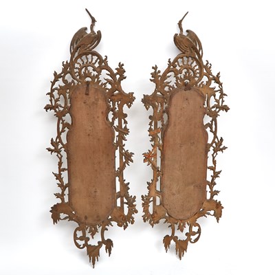 Lot 80 - Pair of Rococo Style Gilt-Wood Mirrors