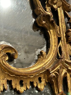 Lot 80 - Pair of Rococo Style Gilt-Wood Mirrors